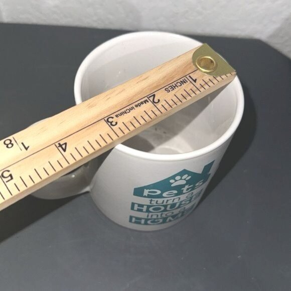 Pets Turn A House Into A Home Ceramic Coffee Mug - Picture 5 of 5